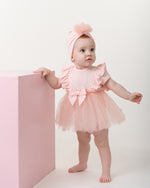 Baby Girls Tulle Dress with Turban