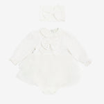Twofer Ivory Tulle Bodysuit