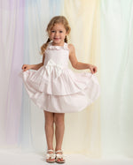 Caramelo Girls Layered Pink Ruffle Dress | Casa Childrenswear