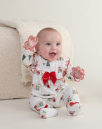 Caramelo Baby Girls Xmas Sleepsuit | Casa Childrenswear