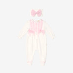 Caramelo Baby Girls Ivory Frill Babygrow | Casa Childrenswear