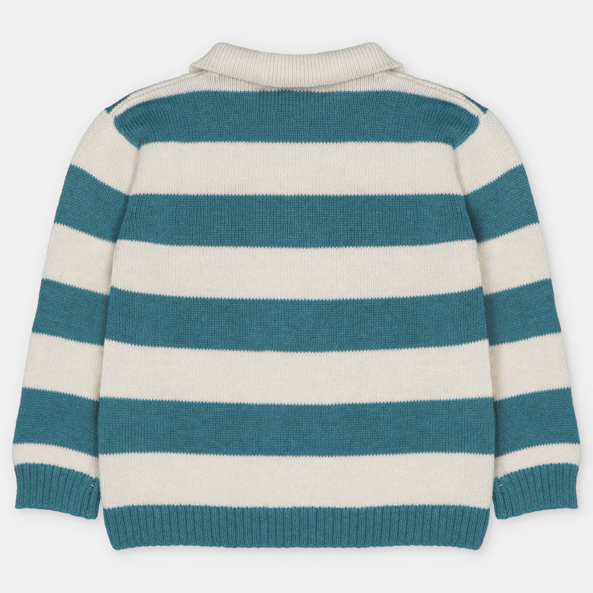 Martin Aranda Infant Boys Striped Sweater Set - sweater back view