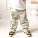 Cozy Striped Sage Pants