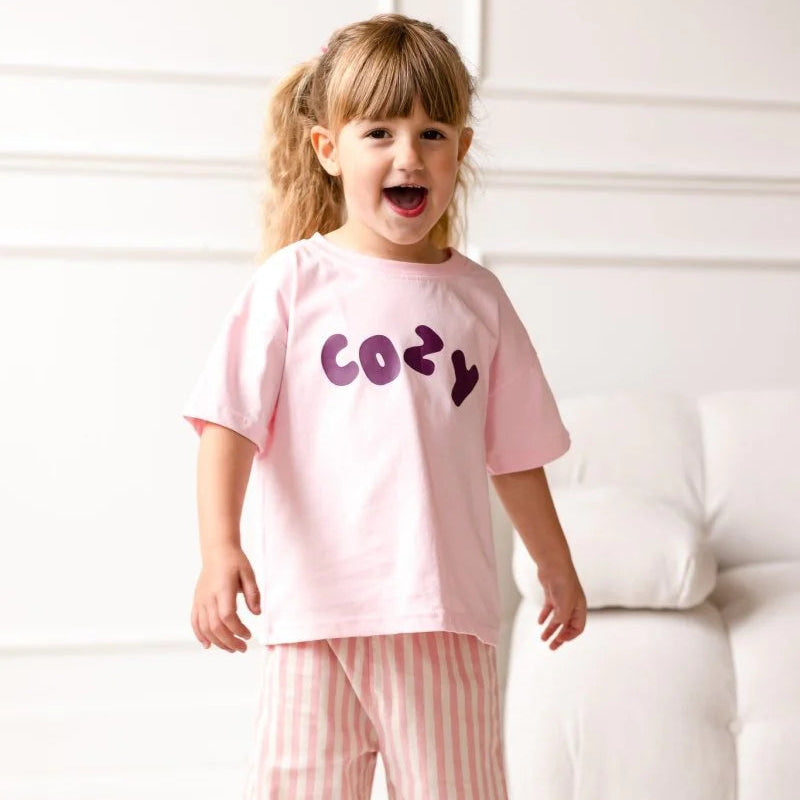 Cozy Pink Graphic Tee