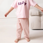 Cozy Striped Pink Pants