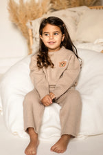 The Cozy Cub Brown Knit Set | Casa Childrenswear
