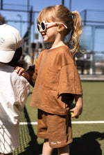 Cozy Crew Resort Club Tee - Toffee