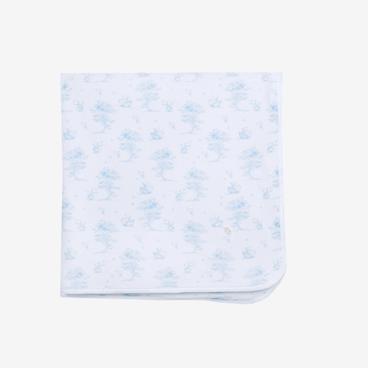 Patachou Light Blue Velour Blanket | Casa Childrenswear