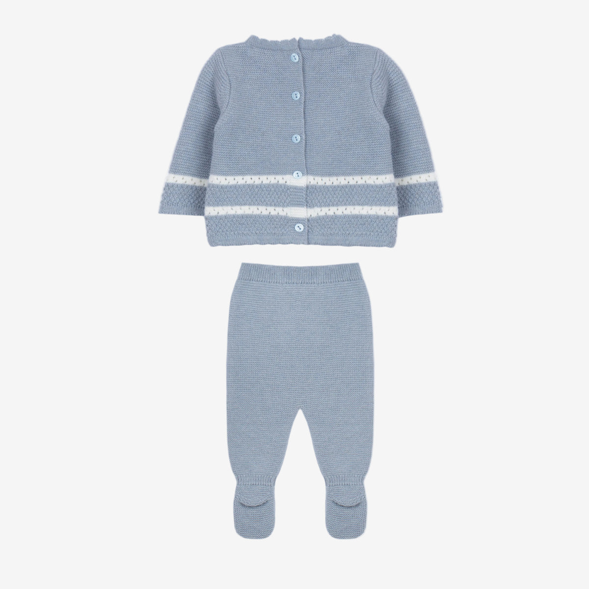 Patachou Baby Boys Blue Knitted Set | Casa Childrenswear