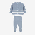 Patachou Baby Boys Blue Knitted Set | Casa Childrenswear