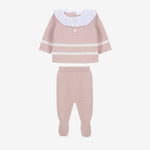 Patachou Baby Girls Pink Knitted Set | Casa Childrenswear