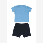 Moncler Enfant Boys Blue & Navy Short Set | Casa Childrenswear