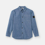 Stone Island Blue Overshirt | Casa Childrenswear