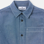 Stone Island Blue Overshirt | Casa Childrenswear