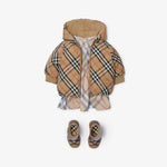Burberry Baby Beige Check Puffer | Casa Childrenswear