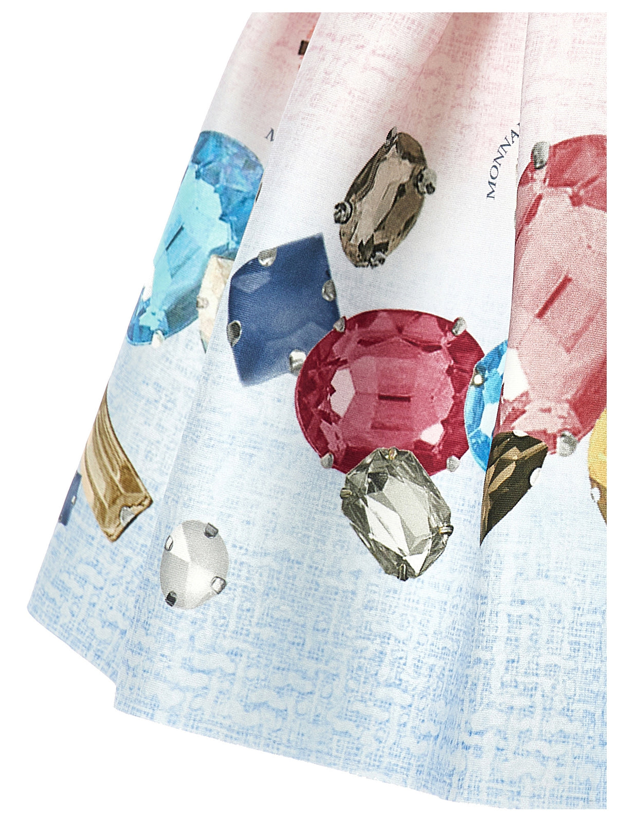 Monnalisa Gem Printed Neoprene Skirt | Casa Childrenswear
