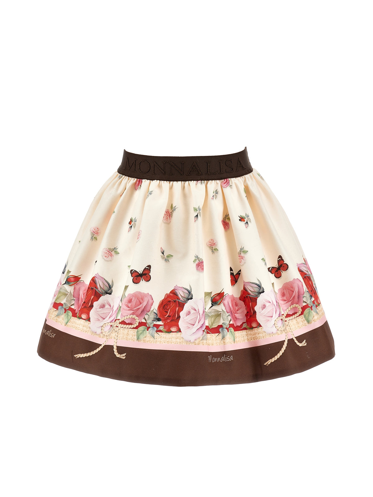 Girls Rose Gabardina Skirt