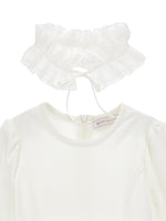 Girls White Bear Dress