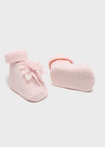 Blush Headpiece And Sock Set