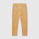 Mayoral Toffee Velvet Leggings | Casa Childrenswear
