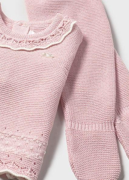 Pink Leg Warmer & Hat Set