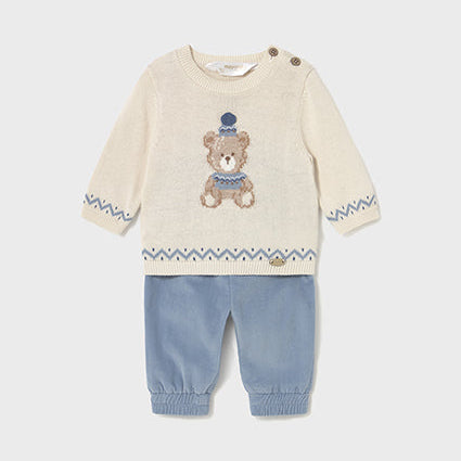 Mayoral Trouser & Teddy Sweater Set | Casa Childrenswear