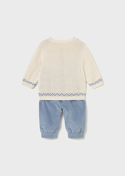 Mayoral Trouser & Teddy Sweater Set | Casa Childrenswear