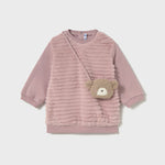 Pink Dress with Teddy Bag