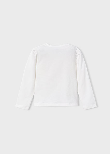 Cream Pink Trio Long Sleeve T-Shirt