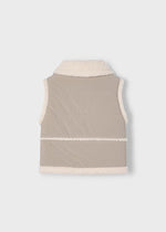 Beige Sherpa Vest