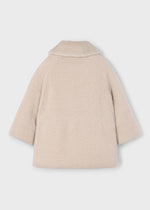 Sand Knitted Fur Coat
