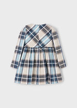 Navy Plaid Dress