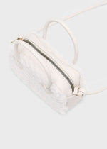 Beige Faux Fur Handbag
