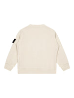 Stone Island Beige Logo Sweatshirt | Casa Childrenswear