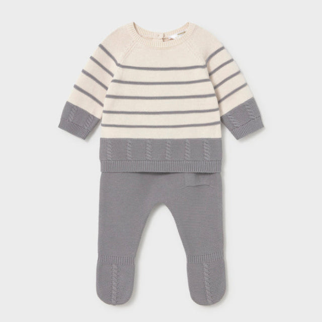 Mayoral Baby Boys Grey Leg Warmer Set | Casa Childrenswear