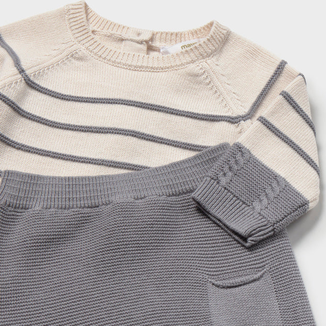 Mayoral Baby Boys Grey Leg Warmer Set | Casa Childrenswear
