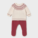 Mayoral Baby Boys Red Leg Warmer Set | Casa Childrenswear