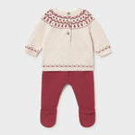 Mayoral Baby Boys Red Leg Warmer Set | Casa Childrenswear