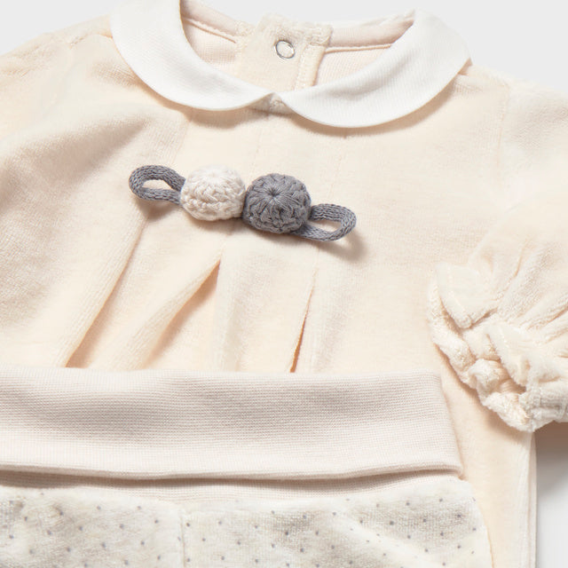 Mayoral Baby Girls Beige Legging Set | Casa Childrenswear