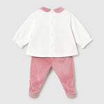 Mayoral Baby Girls Pink & White Legging Set | Casa Childrenswear