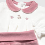 Mayoral Baby Girls Pink & White Legging Set | Casa Childrenswear