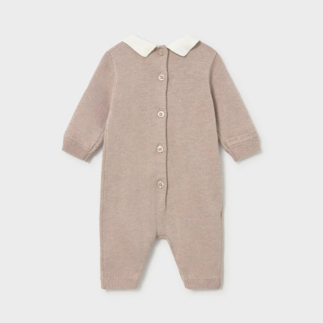 Mayoral Baby Boys Brown Romper | Casa Childrenswear
