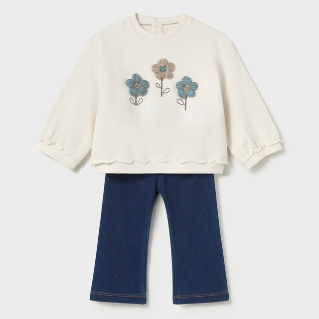 Navy Pullover and Leggings Set