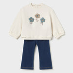 Navy Pullover and Leggings Set