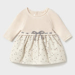 Mayoral Baby Girls Ivory Knit Dress | Casa Childrenswear