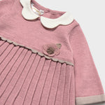 Mayoral Baby Girls Pink Knit Dress | Casa Childrenswear