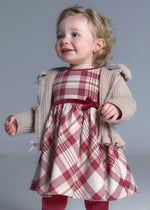 Mayoral Pink Plaid Check Dress | Casa Childrenswear