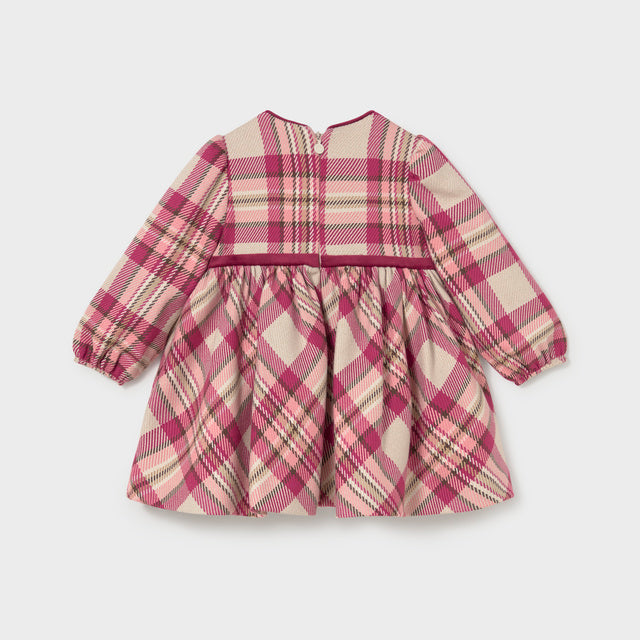 Mayoral Pink Plaid Check Dress | Casa Childrenswear
