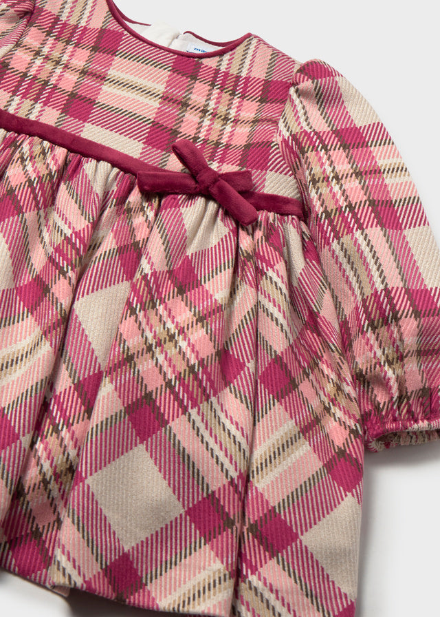 Mayoral Pink Plaid Check Dress | Casa Childrenswear