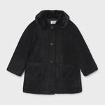 Black Faux Fur Coat